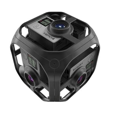 GoPro 360 Rig with Hero 4 Camera (6 camera Included)